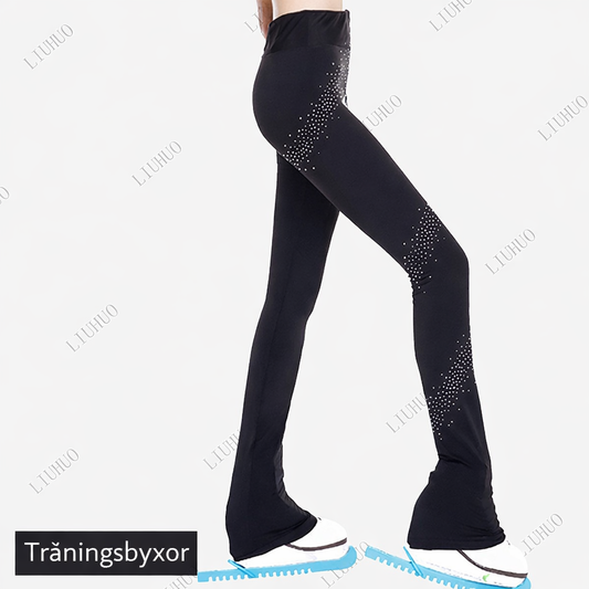 Glittriga konståkningsbyxor med fleece – värme, komfort och elegans på isen ⛸️✨