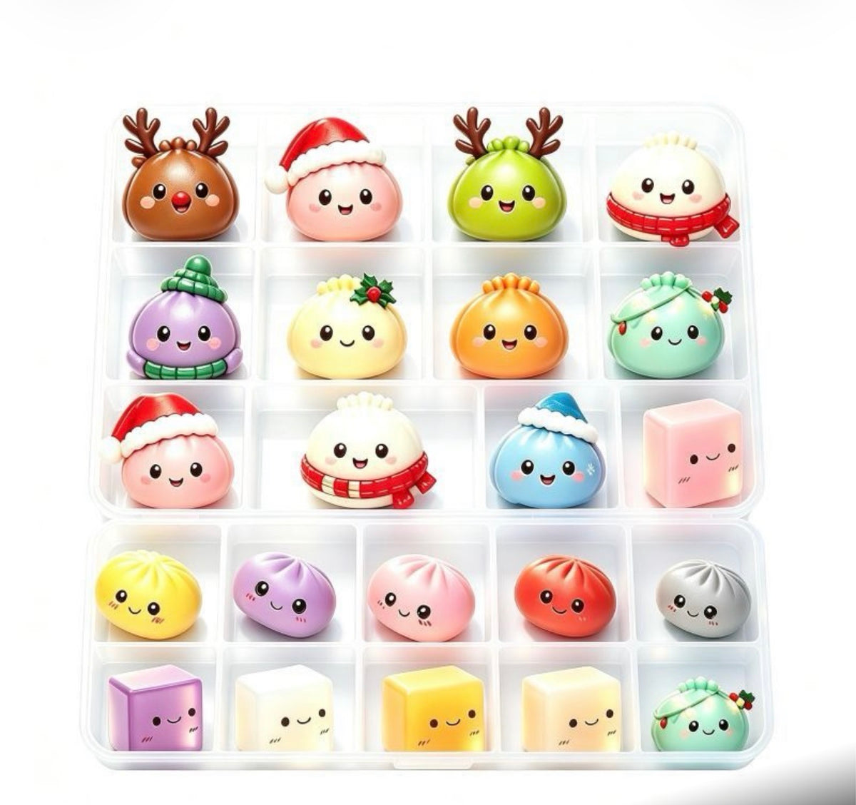 Adventskalender med Squishy Dumplings – 24 överraskningar till jul