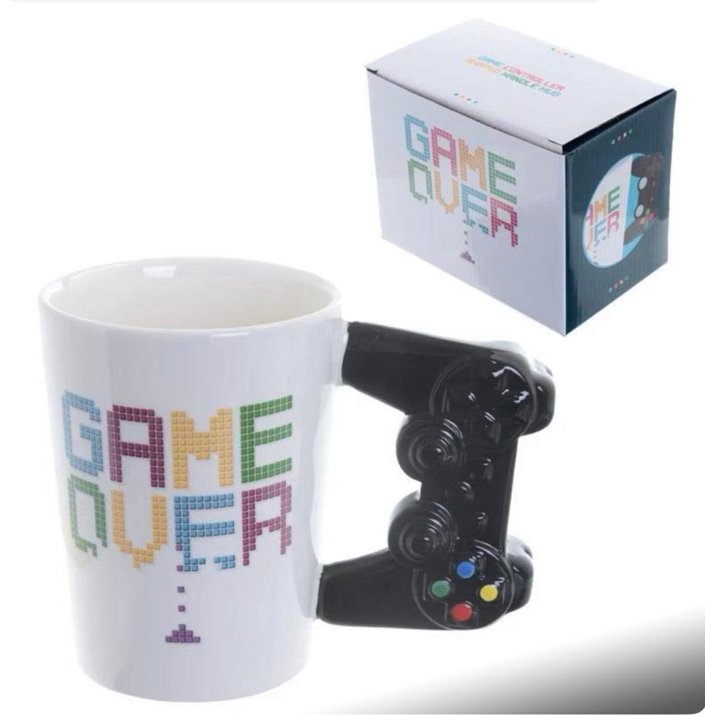 Game Over-mugg med spelkontrollshandtag