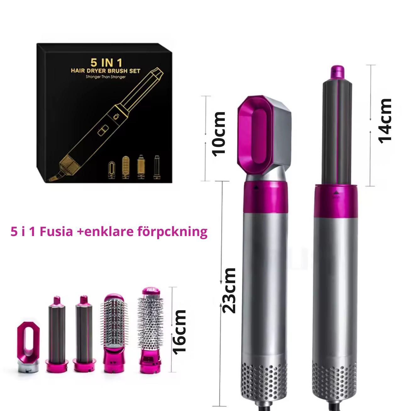 5-i-1 Multifunktionellt Hårstyling-Set