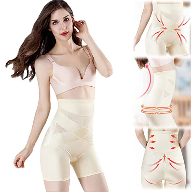 Högmidjade magbyxor – Efter graviditet, formar magen, anti-glans kroppsshaper