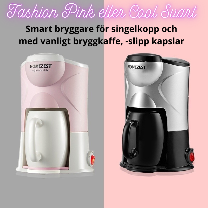 Automatisk Kaffemaskin i Mini-format – Färskt kaffe på några minuter