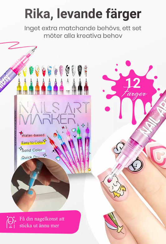 Nail Art Graffiti Pen – Skapa unika nageldesigner hemma!