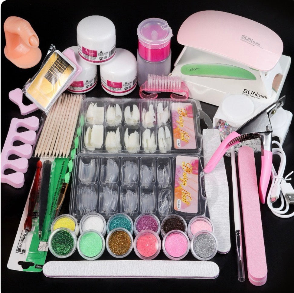 Komplett Nagelkit för Akrylnaglar