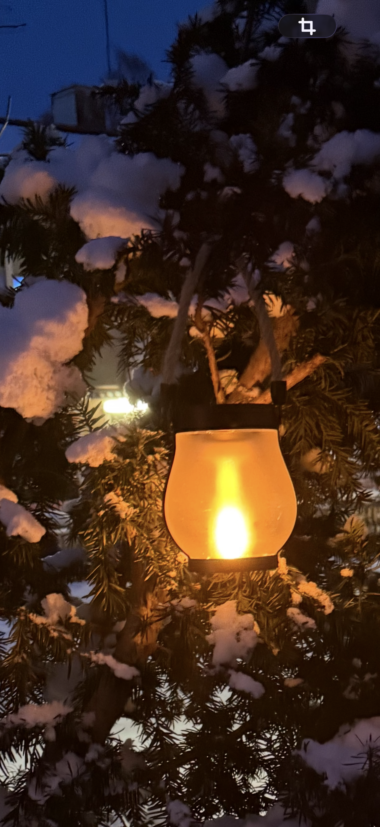 Utomhusbelysning – Trädgårdslampa med Fladdrande Låga