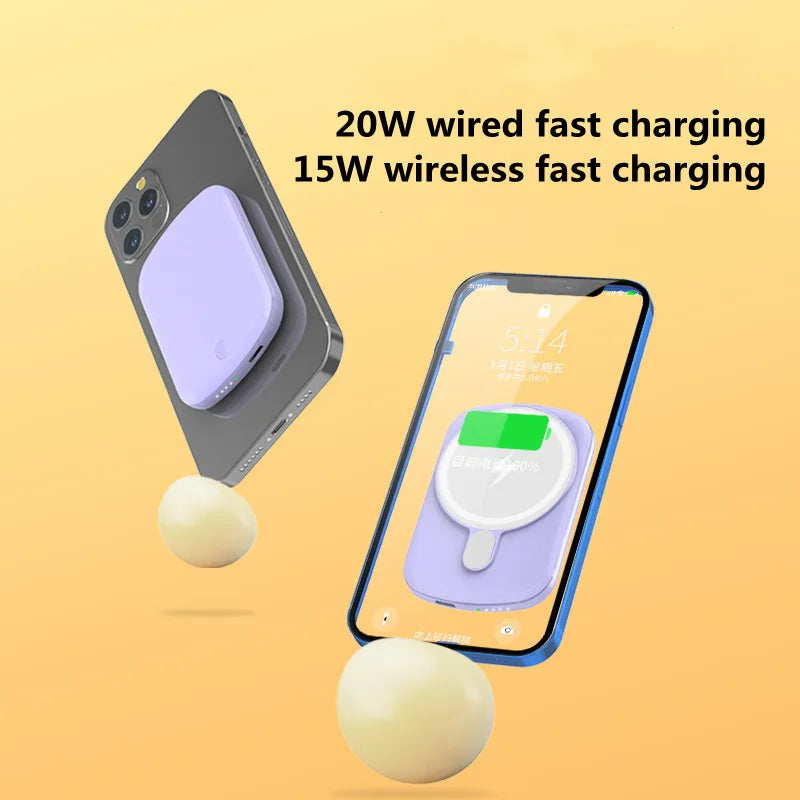 Mini Magnetisk Powerbank