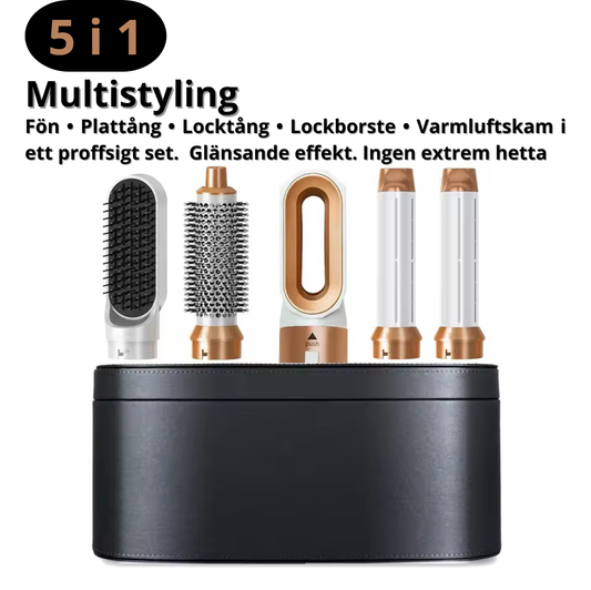5-i-1 Multifunktionellt Hårstyling-Set